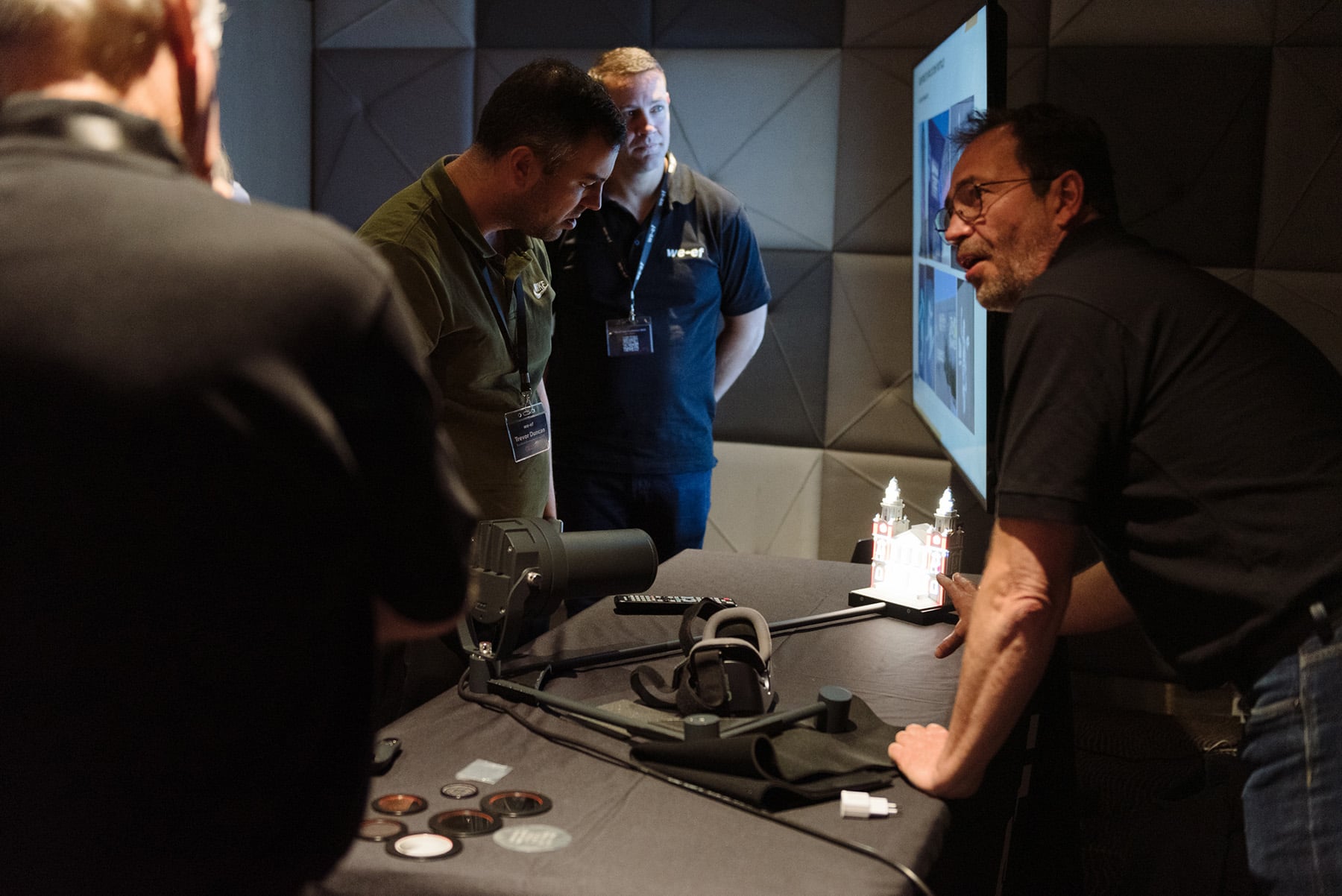 WE-EF Service Team Members working with customers