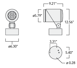 FLC331 Surface mounted Schematics