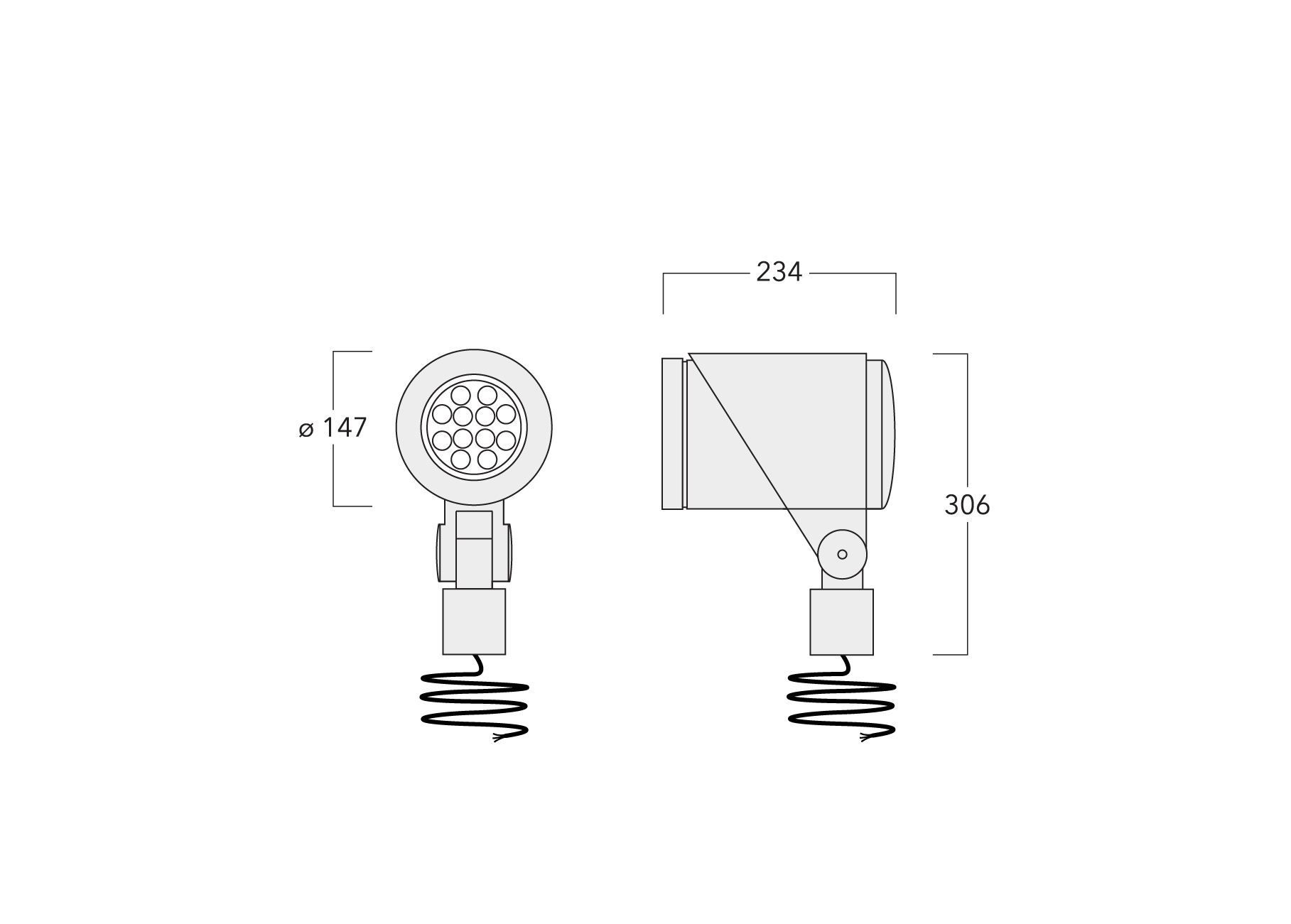 FLC331-TW Spigot mounted Schematics
