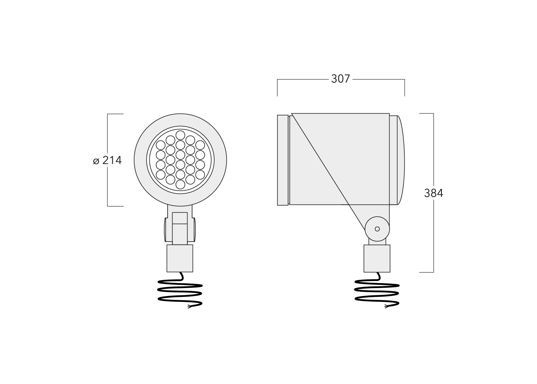 FLC341-TW Spigot mounted Schematics