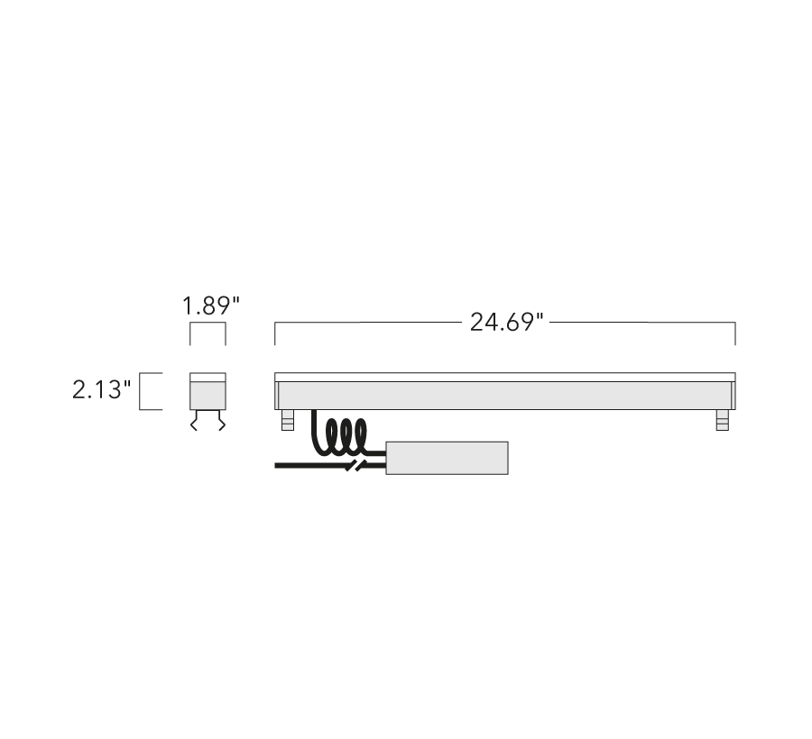 ETV124 LED COLUMN GRAZER Schematics