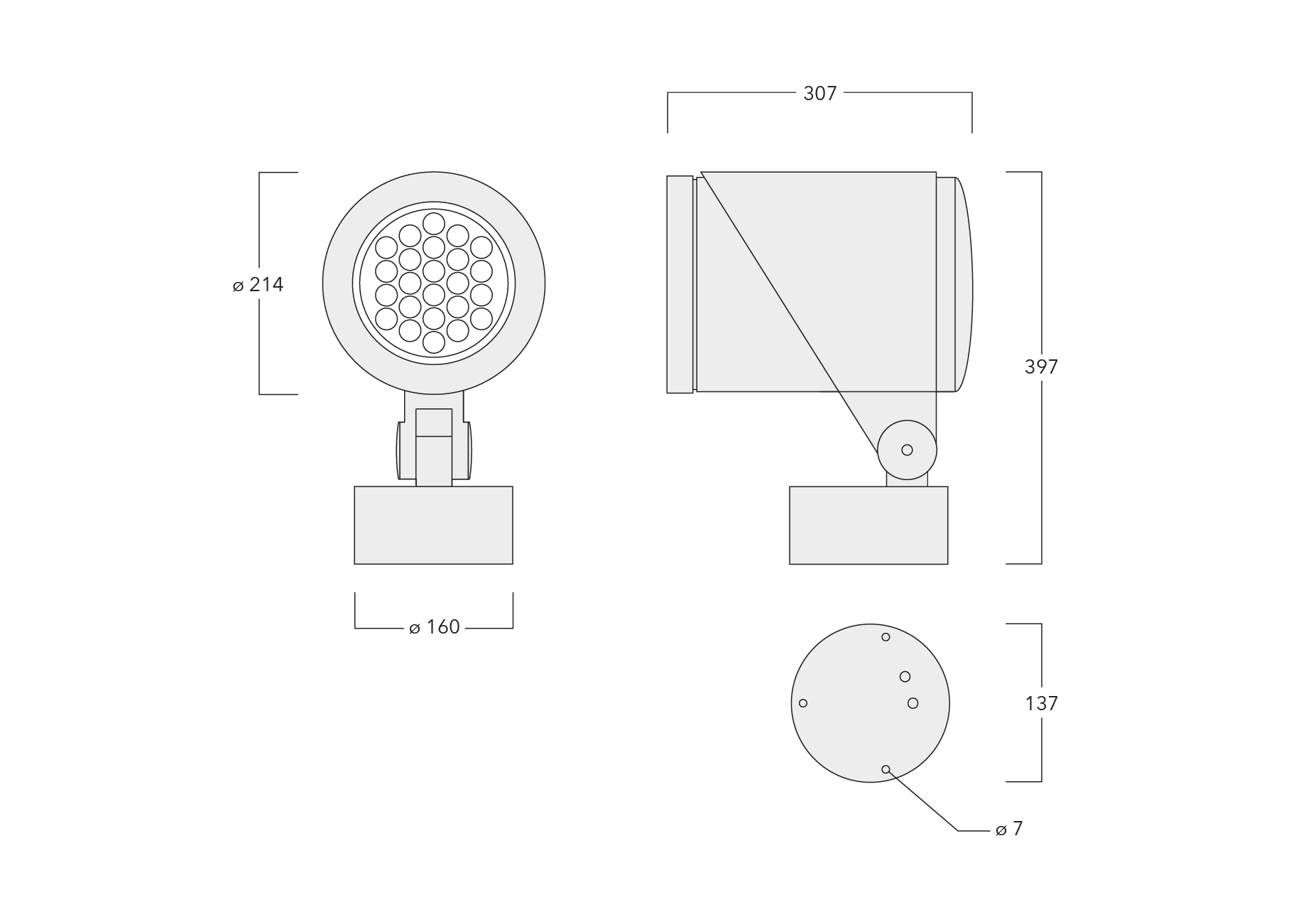 FLC341-TW Spigot mounted Schematics