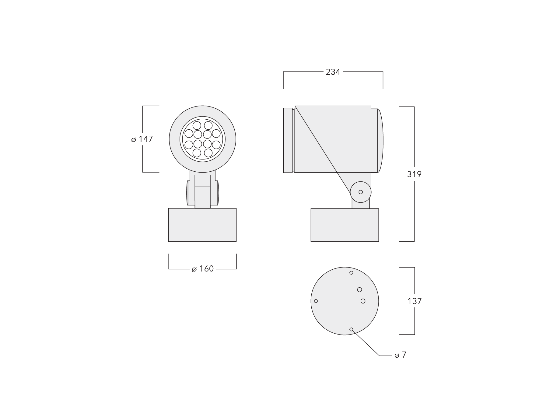 FLC331-TW Surface mounted Schematics