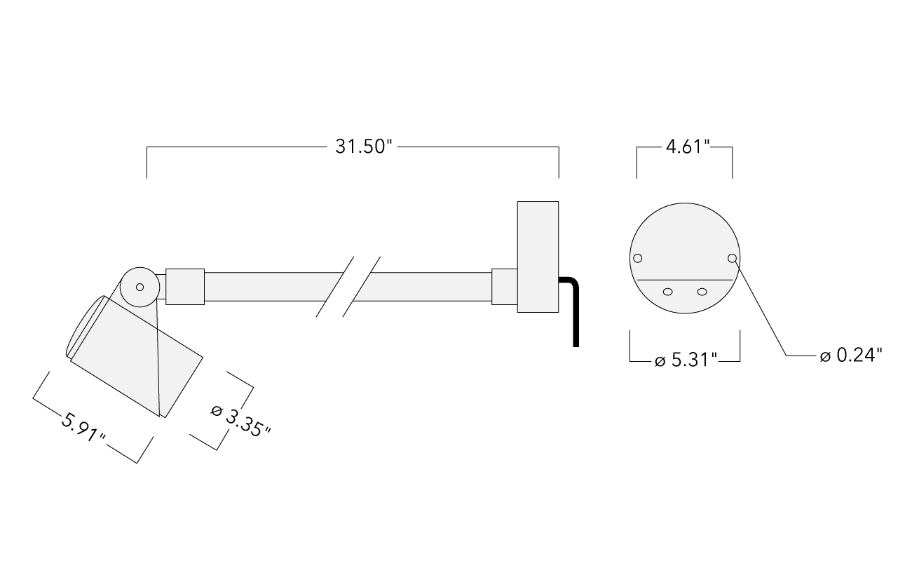 FLC311 Wall bracket Schematics