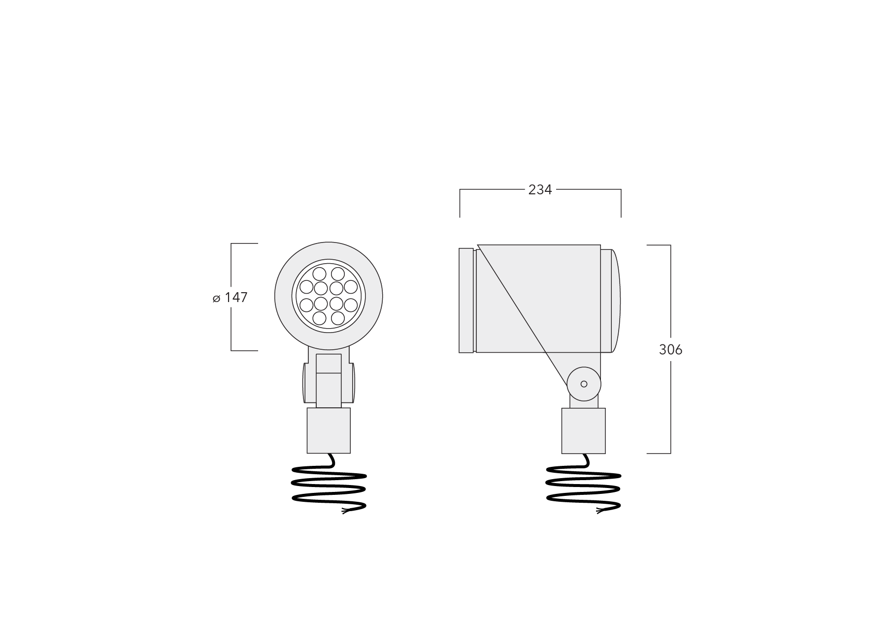 FLC331-CC Spigot mounted Schematics
