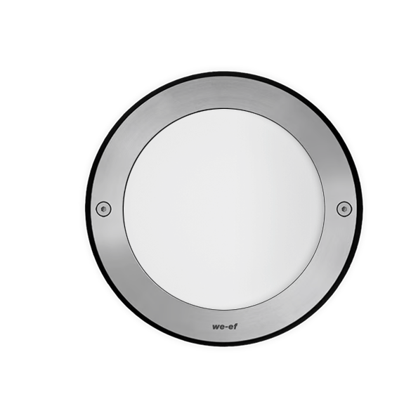 IP67, Class I. IK10+. Stainless steel construction including PCS hardware. Silicone rubber gasket. Safety glass lens; max. load 5 tonnes. Luminaire can be driven over at low speed. Factory-sealed termination chamber complete with cable gland and 0,5 m of flexible PVC free cable. Cable gland with spiral cable bending protection. 

Integral EC electronic converter. 

Luminaire requires installation blockout and sealable junction box, which are included in supply.

2700 K option available on request.

IMPORTANT! 
Inground blockouts must be installed with effective drainage, watch here: https://vimeo.com/672613058